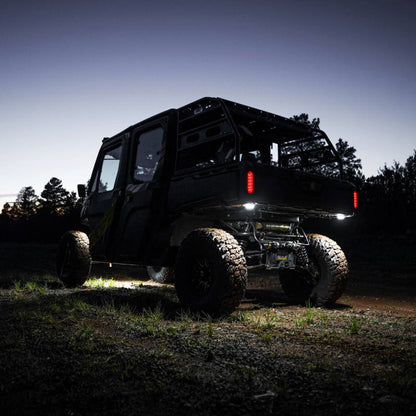 KC HiLiTES Cyclone V2 LED - Rock Light - 6-Light System - Clear - 5W Flood Beam 91040 91040 Photo - lifestyle view
