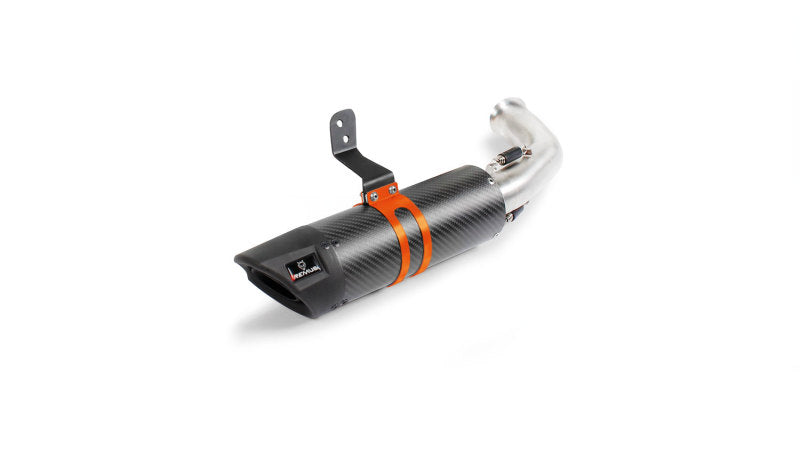 Remus 2018 KTM 125 Duke 11kW (Euro 4) Sport Flow Carbon Slip On w/Orange Clamp 54483 652017 54483 652017 User 1