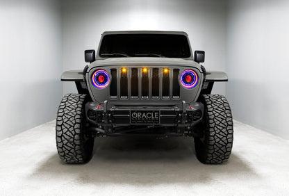 ORACLE Lighting Oracle Pre-Runner Style LED Grille Kit for Jeep Gladiator JT - Amber 5871-005 5871-005 Photo - lifestyle view
