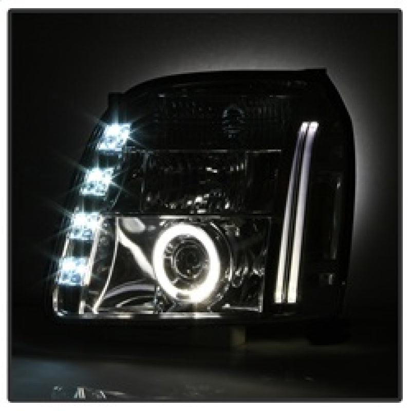 Spyder GMC Yukon 07-14/GMC Yukon XL 07-14 Projector Headlights LED Halo LED Chrome PRO-YD-GY07-HL-C 5029324 5029324 Photo - Unmounted