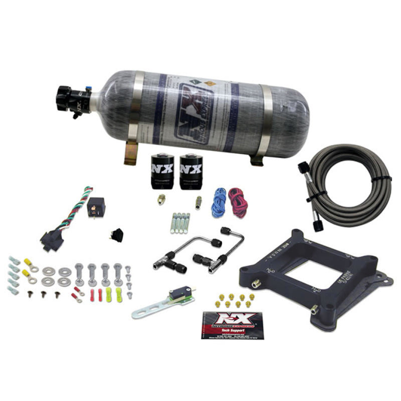 Nitrous Express 4150 Gemini Pro-Power Nitrous Kit (100-500HP) w/Composite Bottle 60540-12 60540-12 Photo - Primary