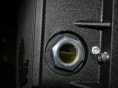 aFe Pro Series Rear Differential Cover Black w/ Machined Fins; w/ Gear Oil 46-70152-WL Photo - Unmounted