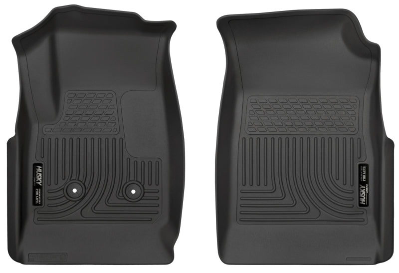 Husky Liners 15 Colorado Crew Cab/Ext Cab WeatherBeater Black Front Floor Liner 18111 Photo - Primary