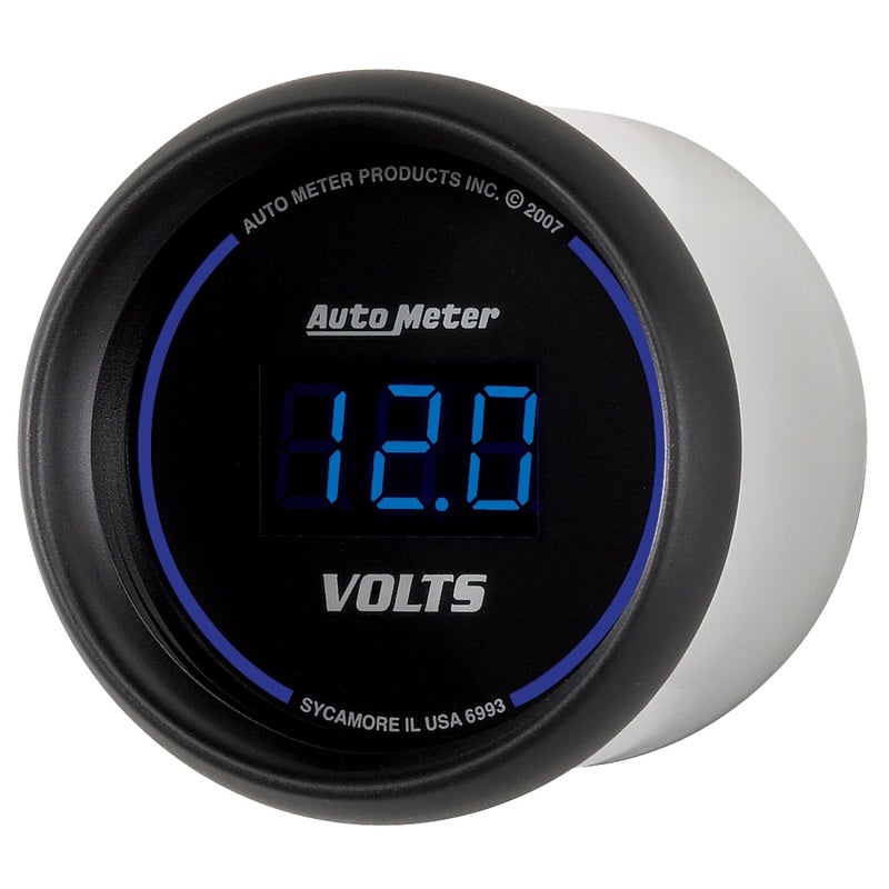 Autometer 2-1/16" Voltmeter, 8-18V, Cobalt Digital 6993 User 2