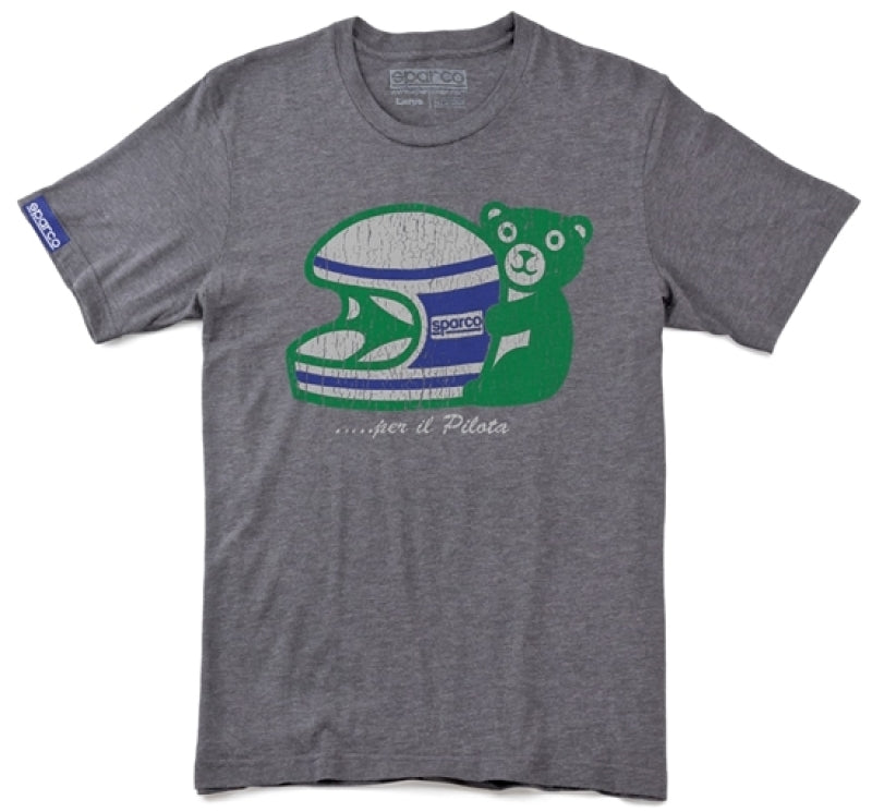 Sparco T-Shirt Pilota Grey - Large SP0120GR3L SP0120GR3L Photo - Primary