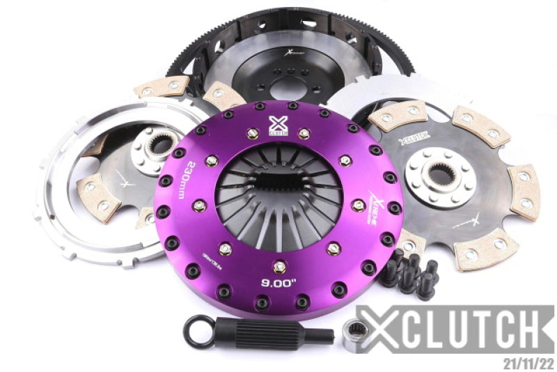 XCLUTCH XCL Clutch - 9in Twin Solid Ceramic Drivetrain Clutch Kits - Multi main image