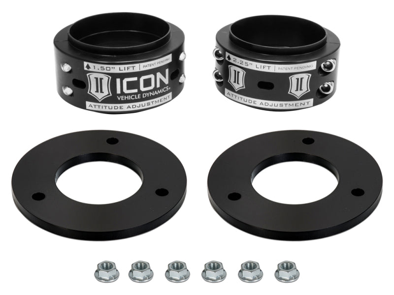 ICON 2017+ Ford Raptor .5-2.25 AAC Leveling Kit IVD6130B IVD6130B Photo - Primary
