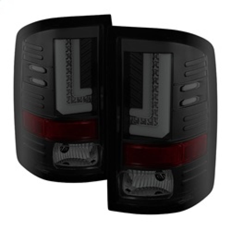 Spyder GMC Sierra 14-16 LED Tail Lights Black Smoke ALT-YD-GS14-LBLED-BSM 5080707 5080707 Photo - Primary