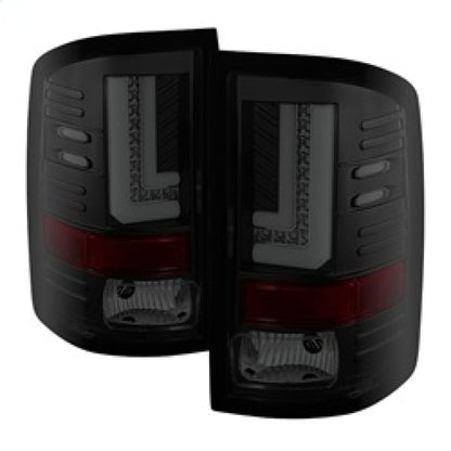 Spyder GMC Sierra 14-16 LED Tail Lights Black Smoke ALT-YD-GS14-LBLED-BSM 5080707 5080707 Photo - Primary