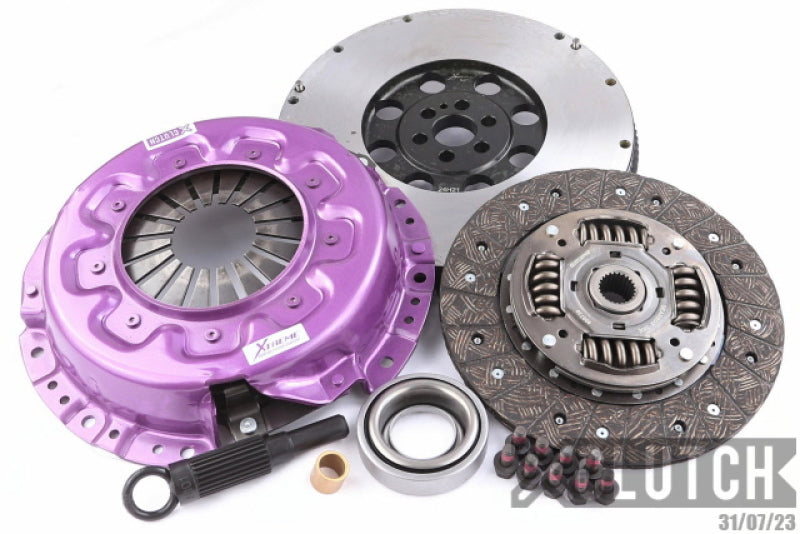 XCLUTCH 91-98 Nissan 240SX SE 2.4L Stage 1 Extra HD Sprung Organic Clutch Kit XKNI24501-1AX XKNI24501-1AX Photo - Primary