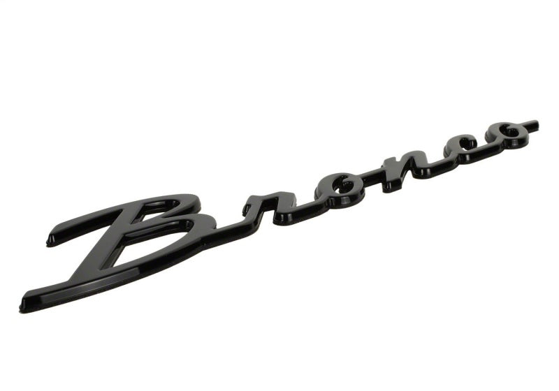 Ford Racing 21-24 Bronco Classic Script Fender Badge Kit - Gloss Black M-1447-BSGS M-1447-BSGS Photo - Unmounted