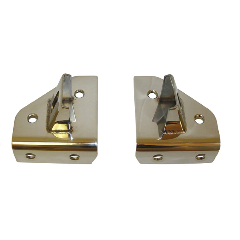 Rugged Ridge 76-95 Jeep Wrangler Stainless Steel Windshield Light Mounting Brackets 11028.01 11028.01 Photo - Primary