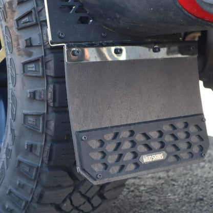 Putco 15-19 Chevy Silv/Sierra HD Dually - (Fits Front) - Set of 2 Mud Skins - HDPE w/ Hex Shield 78270 78270 Photo - Primary