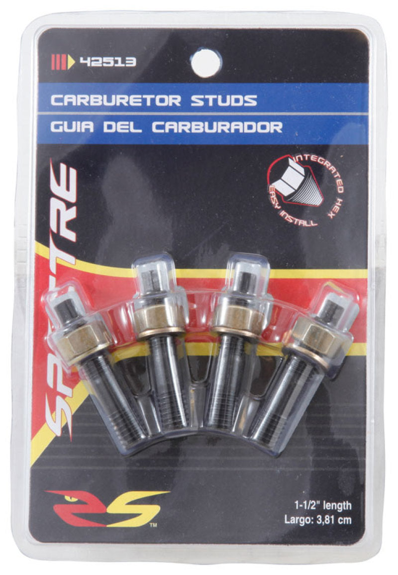 Spectre Carburetor Stud Kit w/Hardware 1-1/2in. 42513 42513 Photo - in package