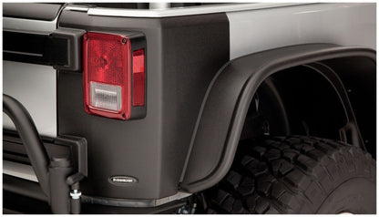 Bushwacker 07-18 Jeep Wrangler Trail Armor Rear Corners - Black 14009 14009 Photo - Mounted