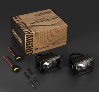 AlphaRex 15-20 Ford F150/17-22 Super Duty DoubleTap Dual Color LED Projector Fog Lights 210009 210009 Photo - Primary