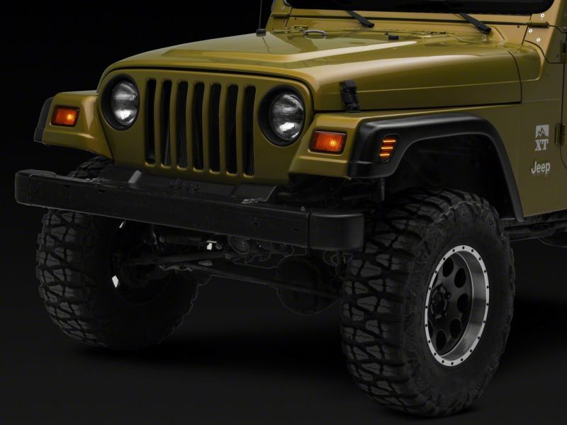 Raxiom 97-06 Jeep Wrangler TJ Axial Series LED Side Marker Lamps- Smoked J166834 J166834 Photo - Close Up