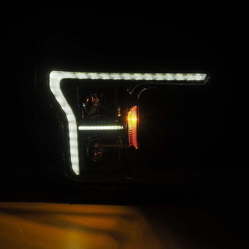 AlphaRex 18-20 Ford F-150 (Req. Conv F150 w/LED) LUXX LED Proj HL Alpha-Blk w/Actv Lt Seq Sig SB DRL 880251 880251 User 2