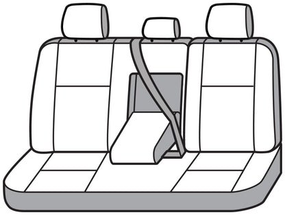 Covercraft 20-24 Jeep Gladator Endura PrecisionFit Custom Second Row Seat Covers - Charcoal/Silver GTJ4235ENCS GTJ4235ENCS Photo - out of package