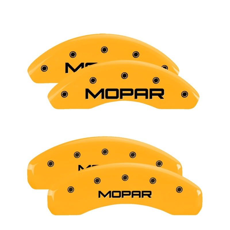 MGP 4 Caliper Covers Engraved Front & Rear Mopar Yellow Finish Black Char 1999 Chrysler Prowler 32014SMOPYL 32014SMOPYL Photo - Primary