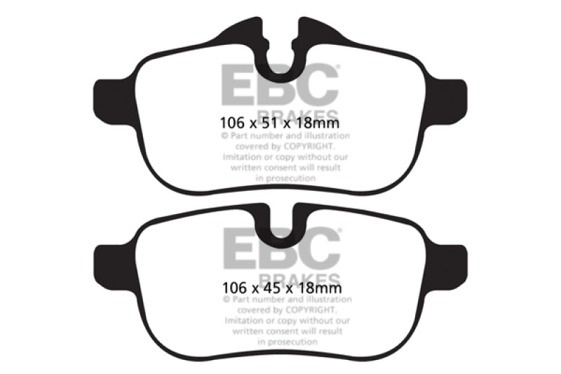 EBC Disc Brake Pad Set DP42046R Photo - Primary