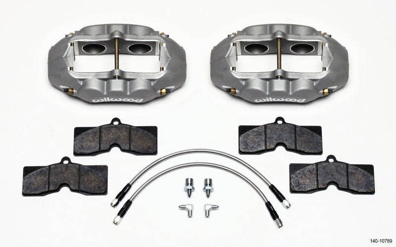 Wilwood D8-4 Front Caliper Kit, Clear, Corvette C2 / C3 65-82 140-10789 Photo - Primary