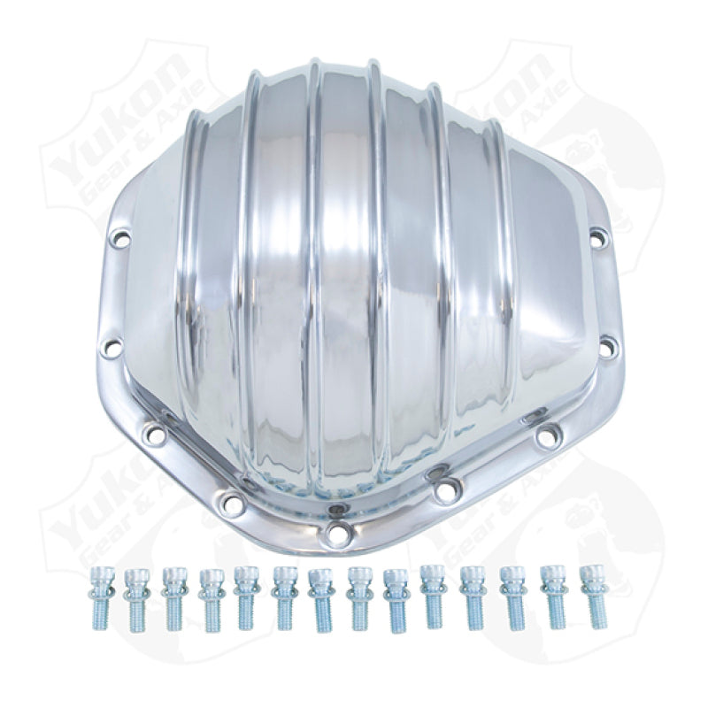 Yukon Gear & Axle Yukon Gear Polished Aluminum Cover For 10.5in GM 14 Bolt Truck YP C2-GM14T YP C2-GM14T Photo - Primary