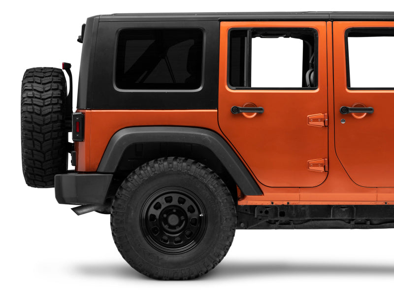 Raxiom 07-18 Jeep Wrangler JK Axial Series Vision LED Tail Lights- Black Housing (Smoked Lens) J130808 J130808 Photo - Close Up