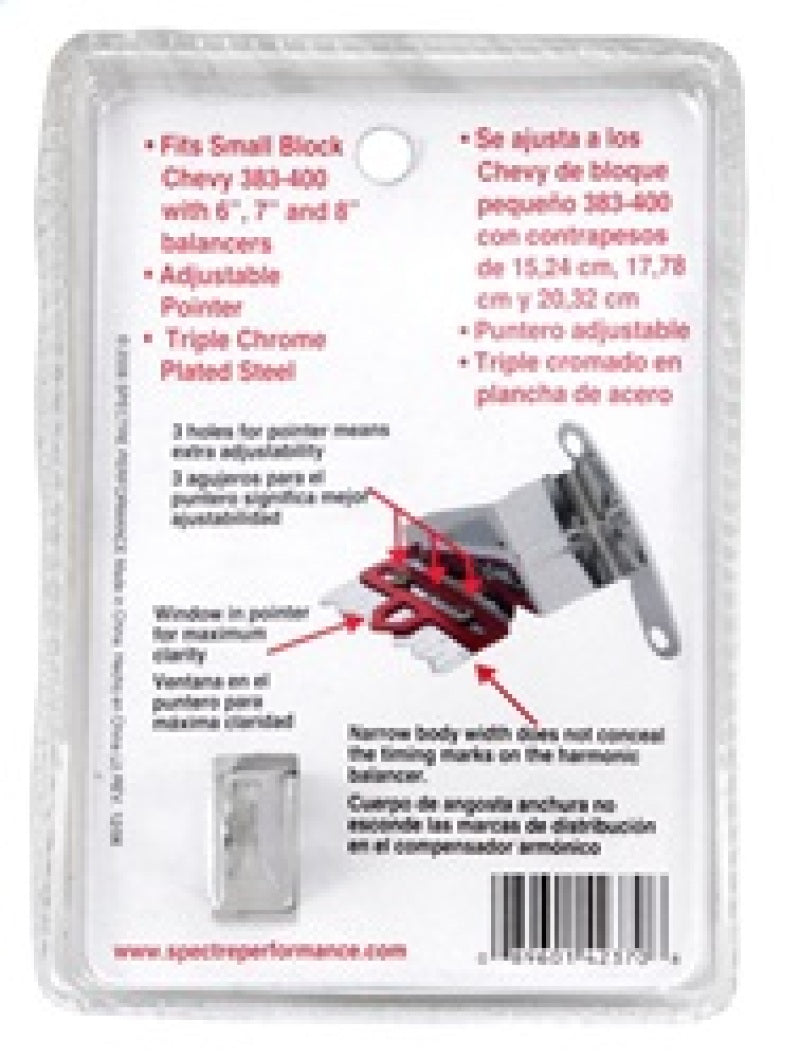 Spectre SB Chevy Timing Tab - Adjustable 4237 4237 Photo - in package