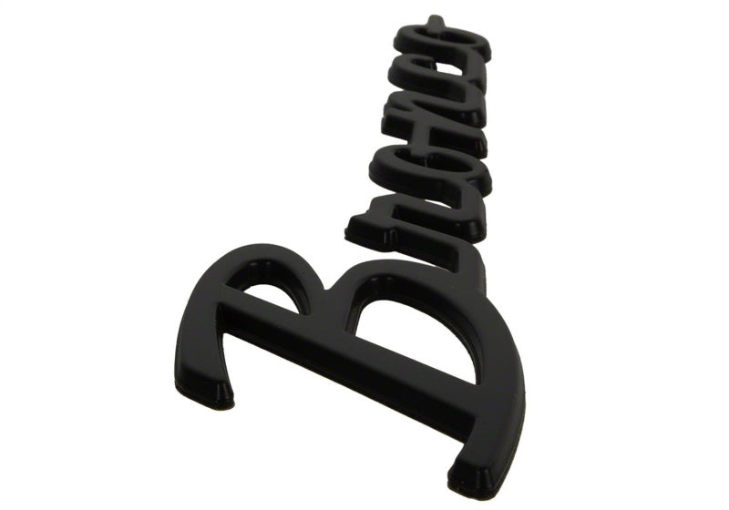 Ford Racing 2021+ Bronco Classic Script Fender Badges - Matte Black (Pair) M-1447-BSMB M-1447-BSMB Photo - Unmounted