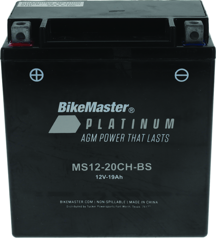 BikeMaster AGM Battery - MS12-20CH-BS 780773 780773 Photo - Primary