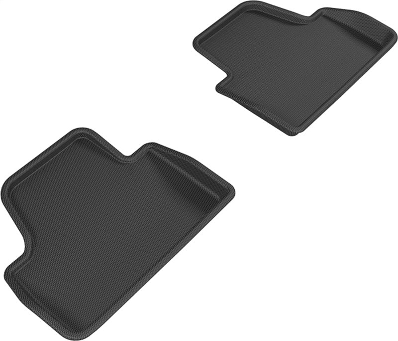 3D MAXpider 14-20 BMW 4 Series Convertible Kagu 2nd Row Floormats - Black L1BM06821509 L1BM06821509 Photo - Primary