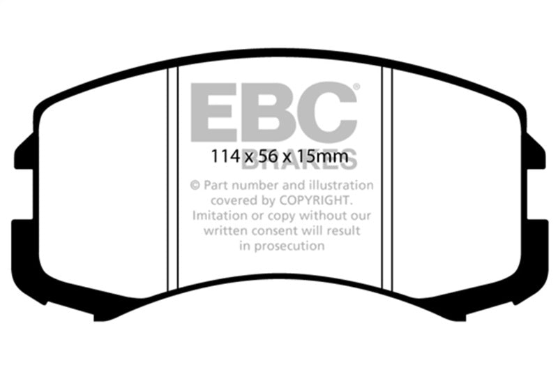 EBC Disc Brake Pad Set DP41678R Photo - Primary