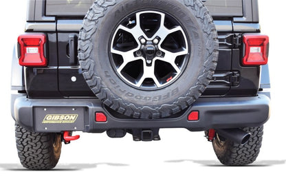 Gibson 18-  Jeep JL 3.6L Cat Back Exhaust Black GIB617308-B 617308-B Illustration Guide