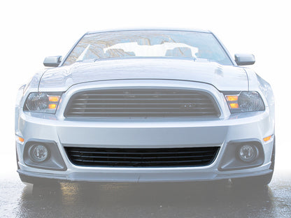 ROUSH 2013-2014 Ford Mustang 3.7L/5.0L Black Lower Grille Kit 421496 421496 Photo - Mounted
