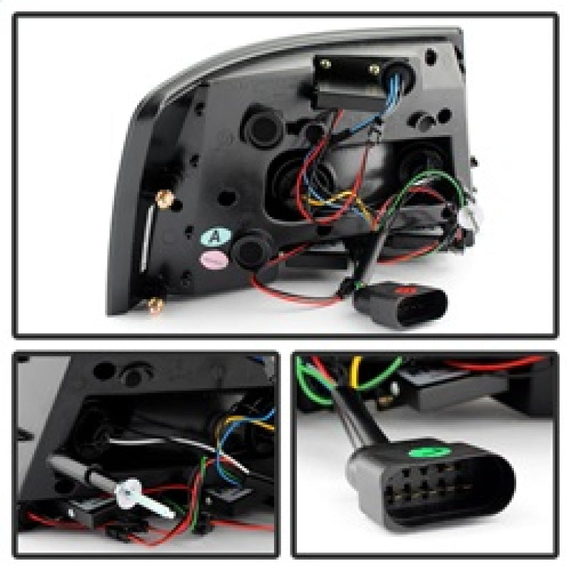 Spyder Audi A6 05-08 4Dr Sedan Light Bar LED Tail Lights Smke ALT-YD-AA605-LBLED-SM 5079626 5079626 Photo - Unmounted