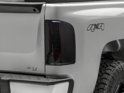 Raxiom 07-14 Chevrolet Silverado 1500 Axial Series LED Tail Lights- Blk Housing (Smoked Lens) S150366 S150366 Photo - Close Up