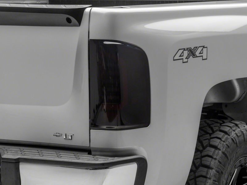 Raxiom 07-14 Chevrolet Silverado 1500 Axial Series LED Tail Lights- Blk Housing (Smoked Lens) S150366 S150366 Photo - Close Up