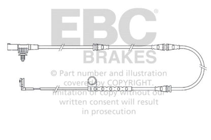 EBC 2005-2006 Land Rover Range Rover Sport 4.2L Supercharged Front Wear Leads EFA125 EFA125 Photo - Primary