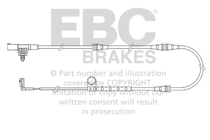 EBC 2005-2006 Land Rover Range Rover Sport 4.2L Supercharged Front Wear Leads EFA125 EFA125 Photo - Primary