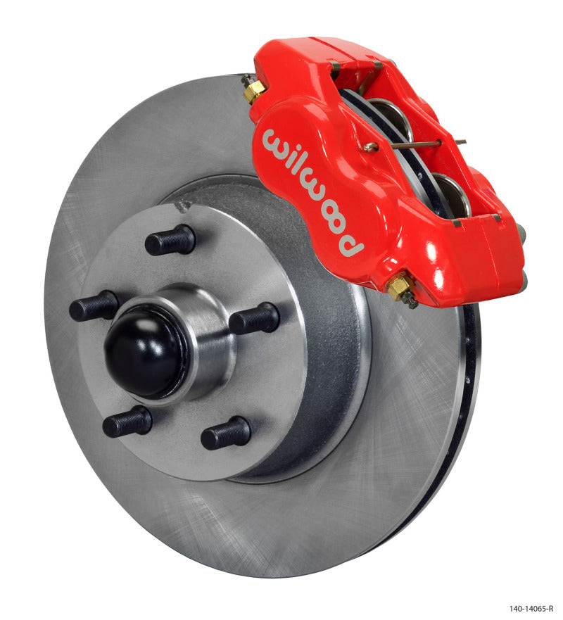 Wilwood Forged Dynalite Front Kit 11.03in 1 PC Rotor&Hub - Red WWE ProSpindle 140-14065-R 140-14065-R User 1