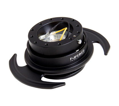 NRG 3.0 Quick Release Kit Black Body Black Ring with Handles SRK-650BK Photo - Primary