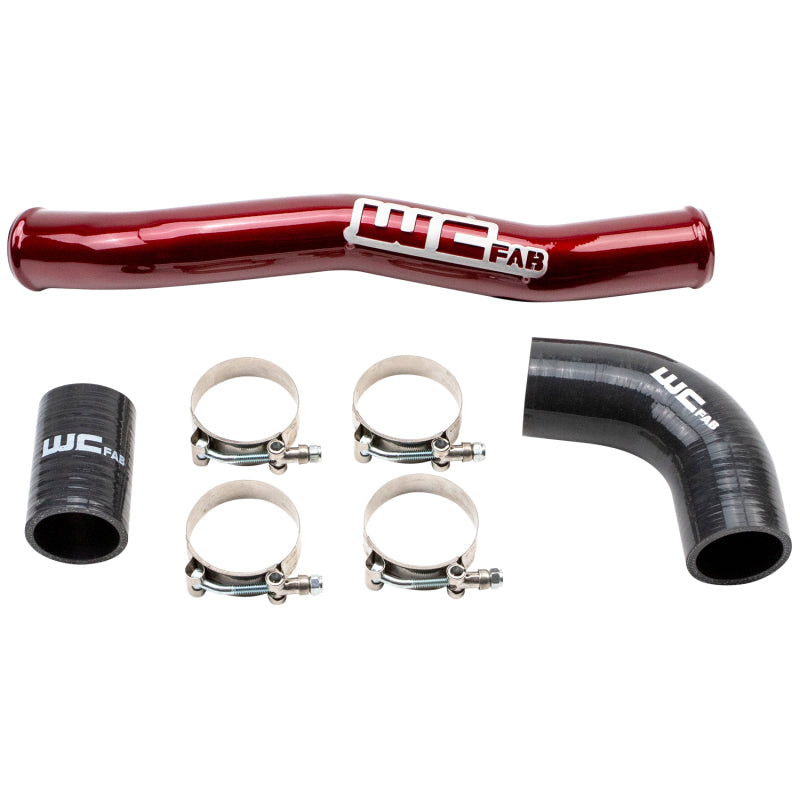 Wehrli 2020+ Chevrolet 6.6L L5P Duramax Upper Coolant Pipe - WCFab Red WCF100541-RED WCF100541-RED Photo - Primary