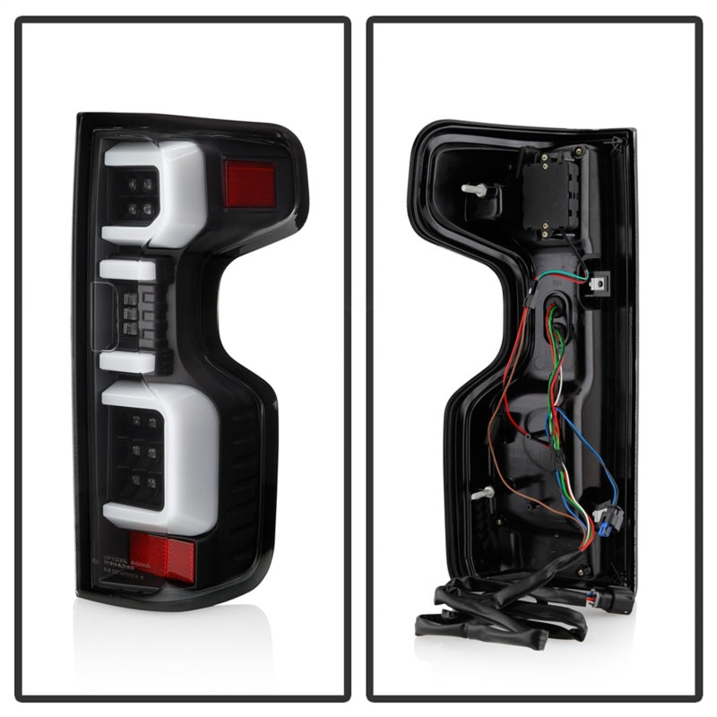 Spyder Chevy Silverado 19-20 (Do Not Fit Halogen Model) LED Tail Light Blk ALT-YD-CS19LED-BK 5087270 5087270 Photo - Unmounted