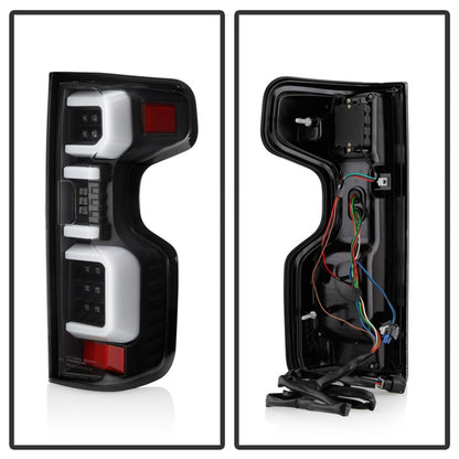 Spyder Chevy Silverado 19-20 (Do Not Fit Halogen Model) LED Tail Light Blk ALT-YD-CS19LED-BK 5087270 5087270 Photo - Unmounted