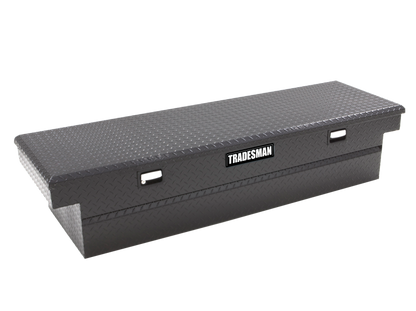 Tradesman Aluminum Single Lid Cross Bed Truck Tool Box (70in.) - Black 79100T 79100T User 1