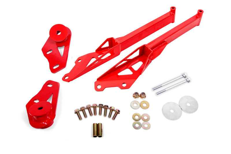 BMR Suspension 15-18 Ford Mustang S550 IRS Subframe Support Brace (Red) CB762R CB762R Photo - Primary