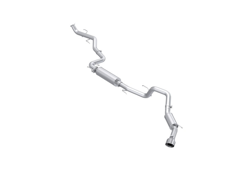 MBRP 2024 Toyota Tacoma Aluminized Steel 3in Cat-Back Single Side Exit S5323AL S5323AL Photo - Primary
