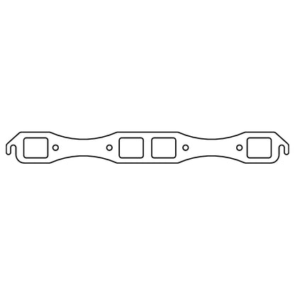Cometic Gasket Cometic Chrysler Big Block B/RB V8 .043in Copper Exhaust Manifold Gasket Set-1.780in x 1.480in Port C15307C C15307C Photo - Primary