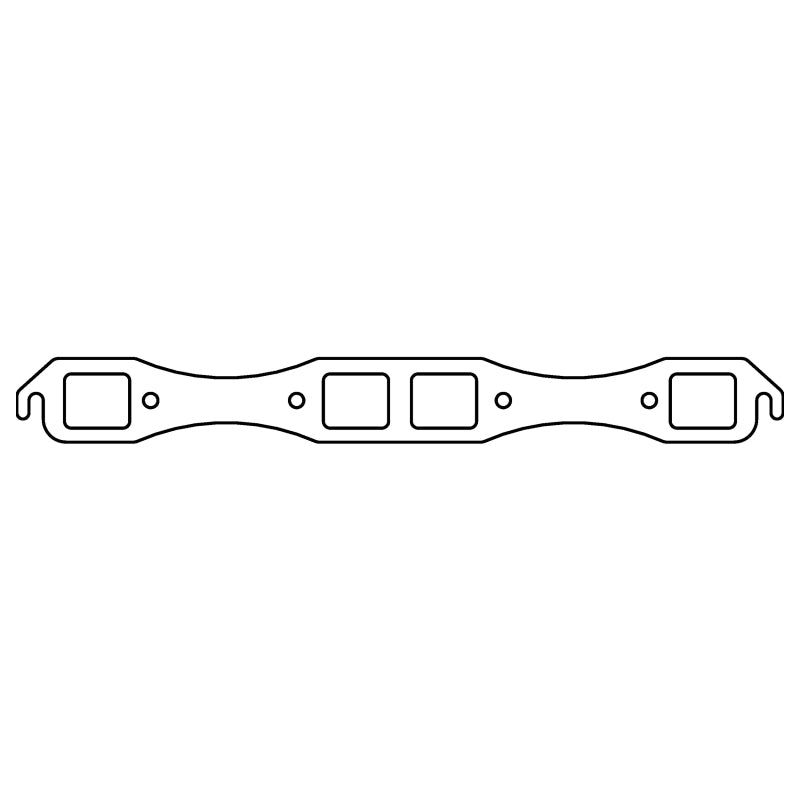 Cometic Gasket Cometic Chrysler Big Block B/RB V8 .043in Copper Exhaust Manifold Gasket Set-1.780in x 1.480in Port C15307C C15307C Photo - Primary